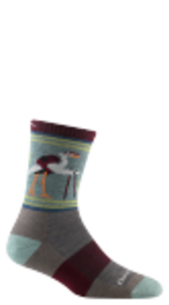 Darn Tough Critter Club Micro Crew Lightweight w/ Cushion Hike Sock, Taupe, Women's / Style 5001