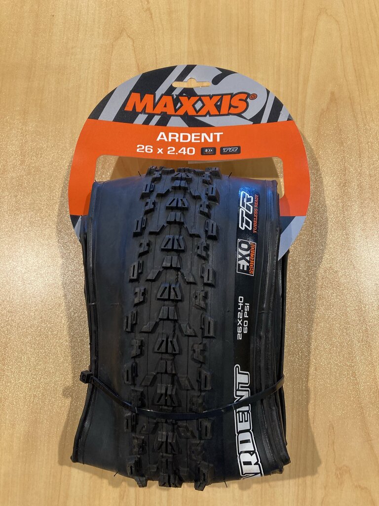 Maxxis Ardent Tire, Tubeless, Black, 26X2.4