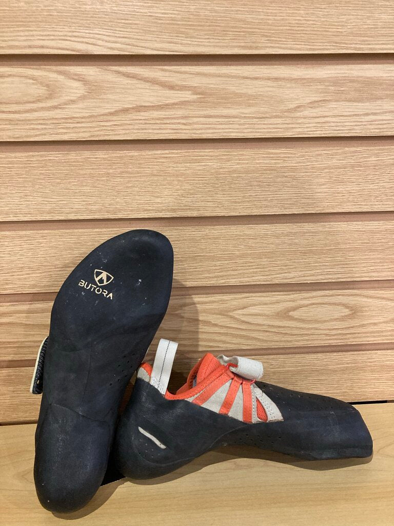 Butora Aora Climbing Shoe, Orange/White, Men's 9.5