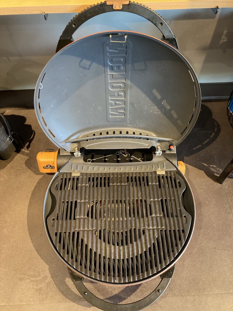 Napoleon TravelQ Portable Gas Grill, Orange