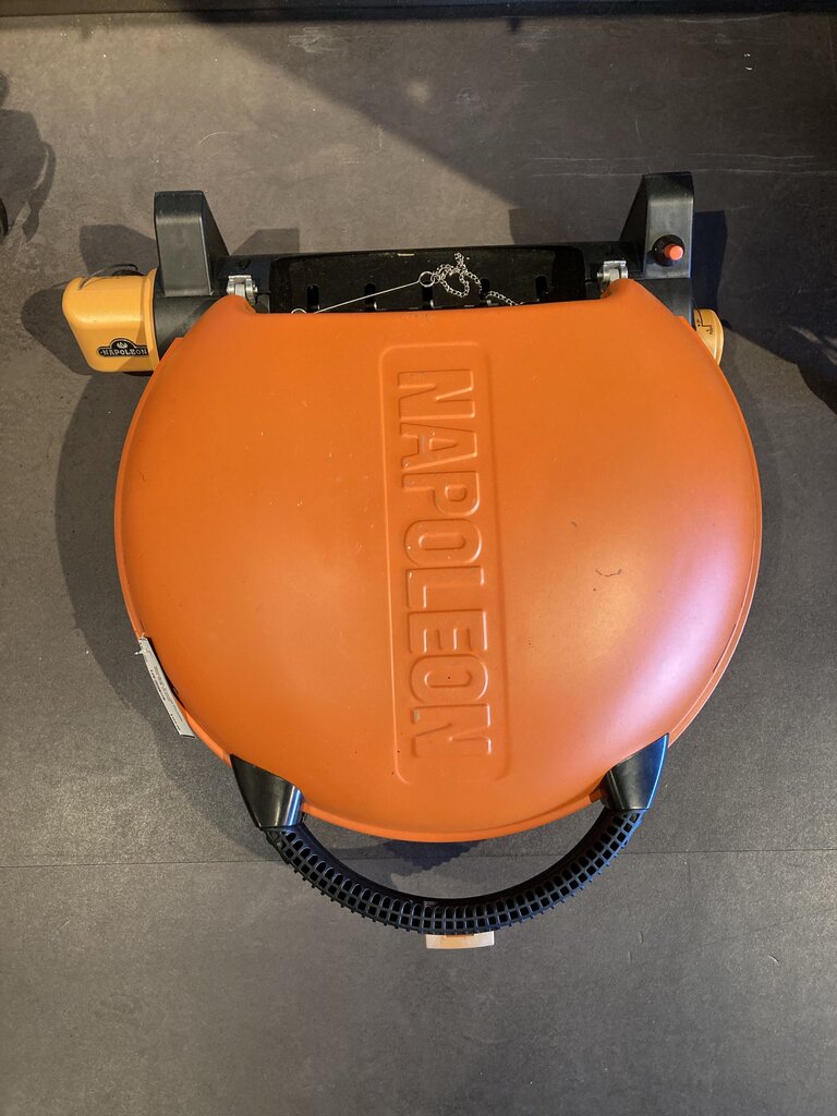 Napoleon TravelQ Portable Gas Grill, Orange