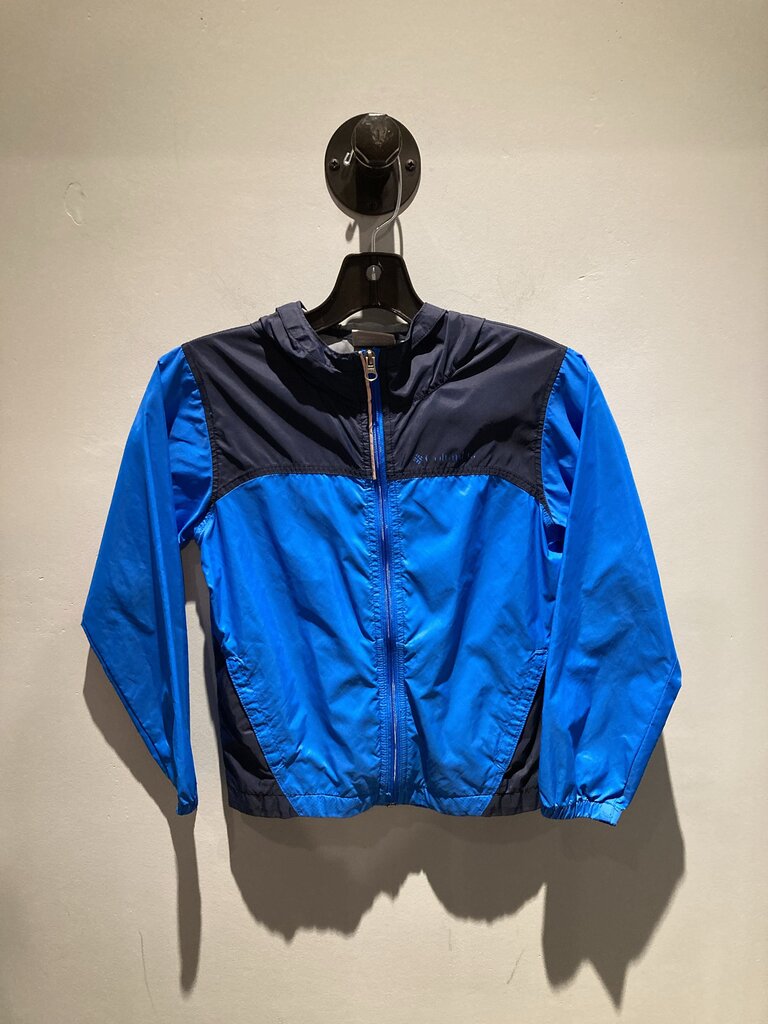 Columbia Full Zip Windbreaker, Blue/Navy, Kid's S