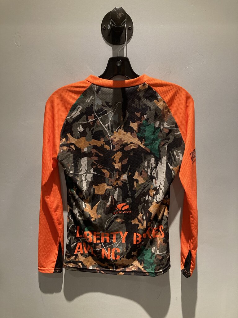 Volver LS MTB Jersey, Camo/Orange, Women's S