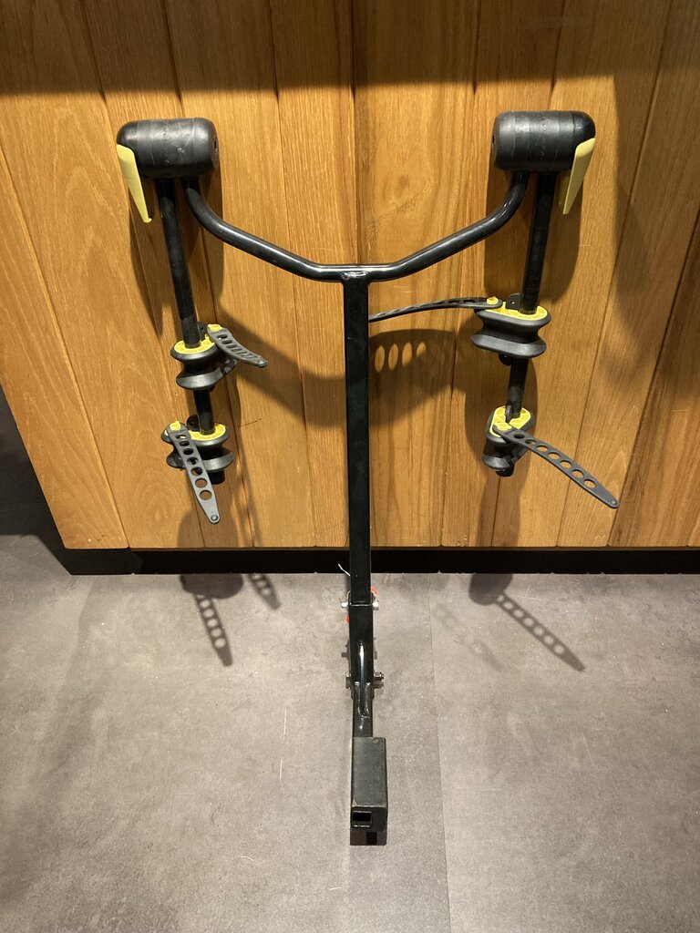 Rhode Gear Highway Hitch Rack, Black/Yellow, 2 Bike