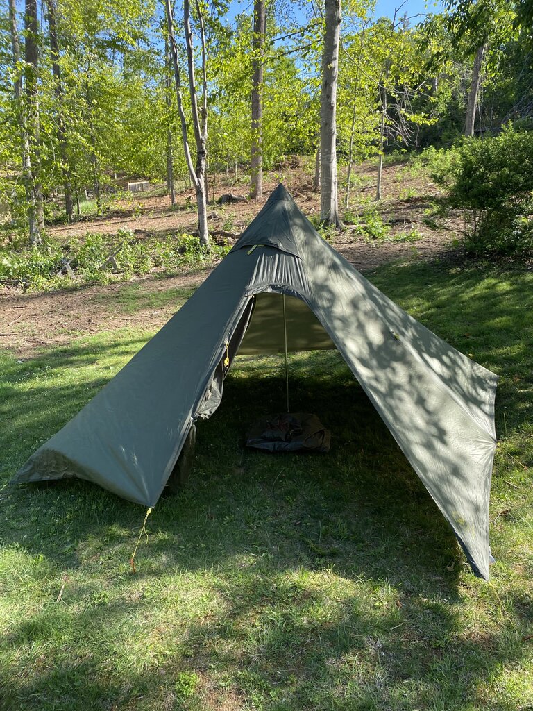 Big Agnes Gold Camp UL 5 Tent, Green/Yellow