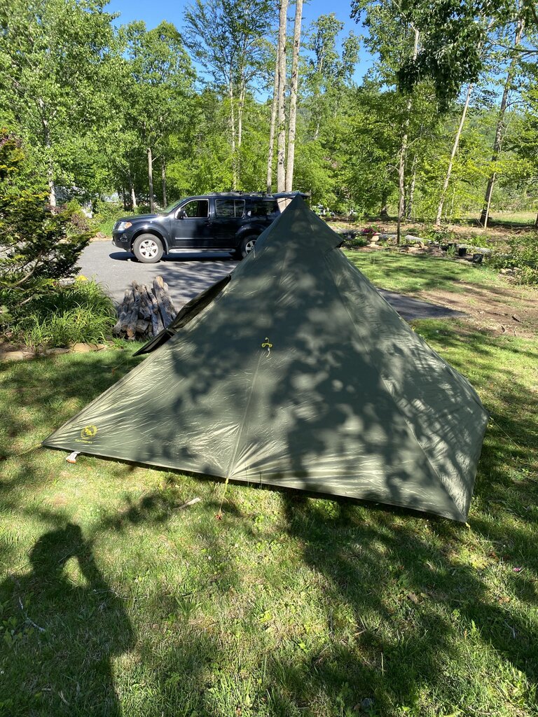 Big Agnes Gold Camp UL 5 Tent, Green/Yellow