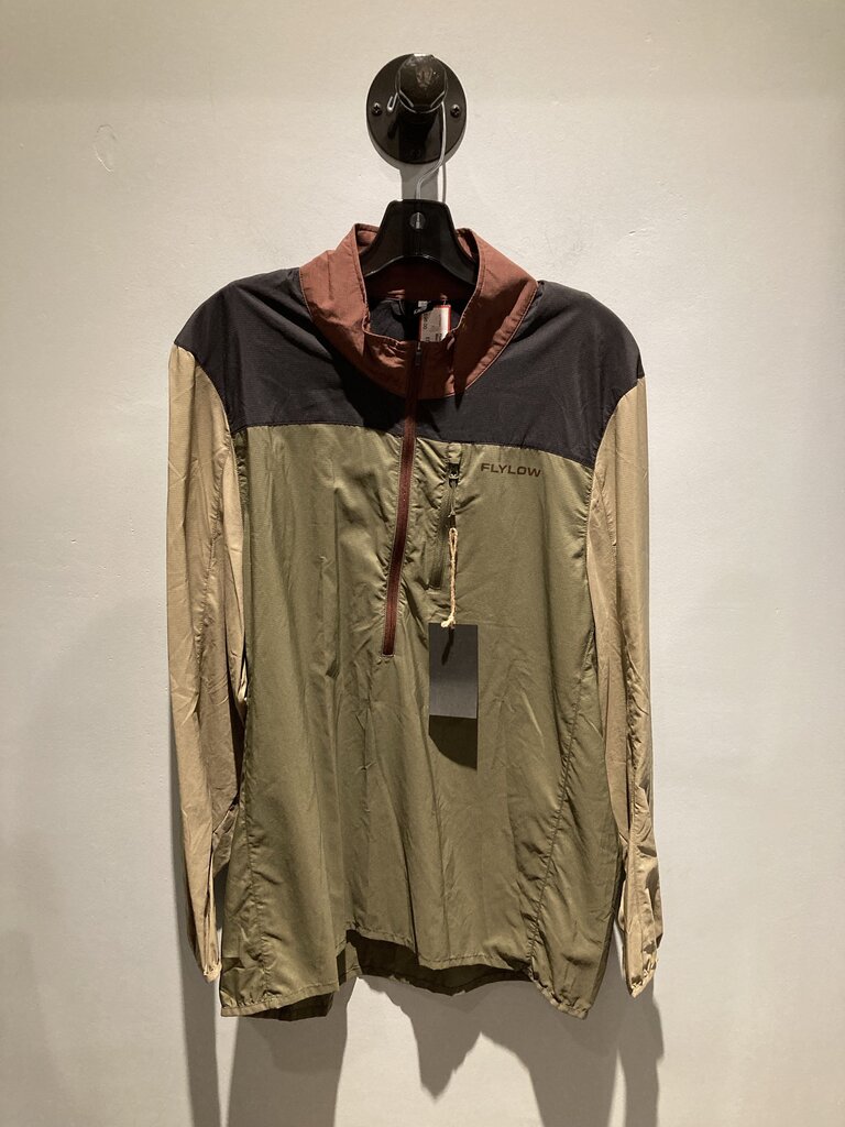 Flylow Davis Anorak, Black/Jasper, Men's L
