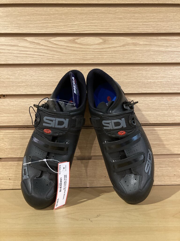 SIDI Carbon Cycling Shoes, Black, Men's 43