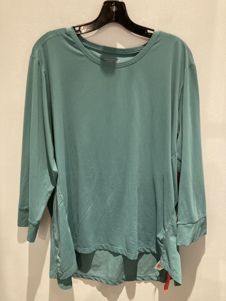 Mountain Hardwear Shirt, Blue, Women's 2XL