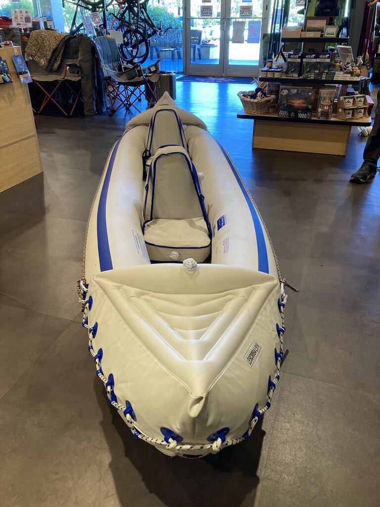 Sea Eagle 370 Tandem Inflatable Kayak (w/ Foot Pump, 2 x Paddles & Carry Bag)