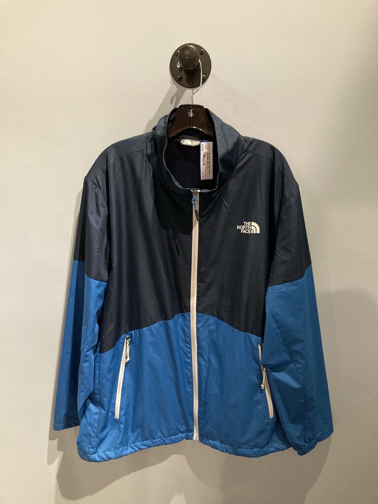 The North Face Wind Jacket, Blue/Blue, Men's XXL