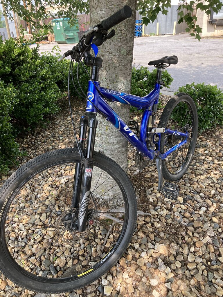 2003 Giant VT Two w/ RockShox RL 120, Blue, Size 19", 26"