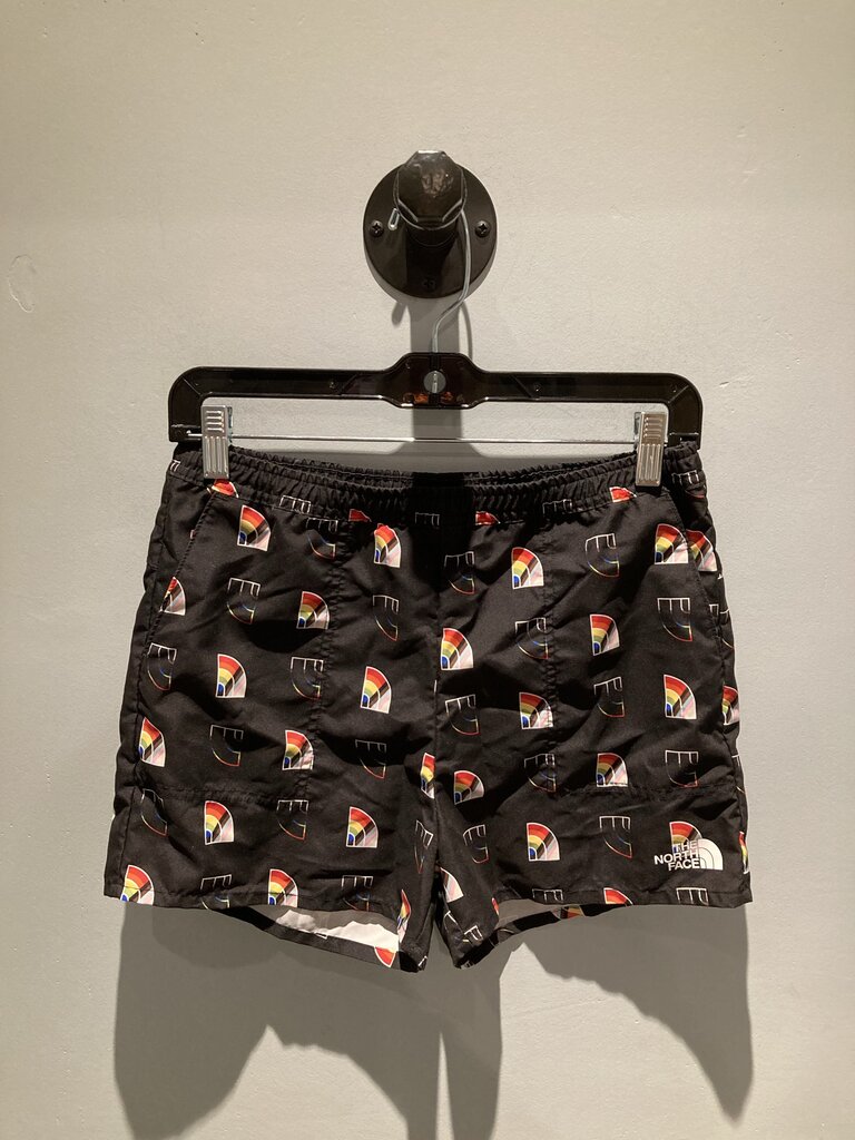The North Face Swim Trunks, Black/Rainbows, Girls L