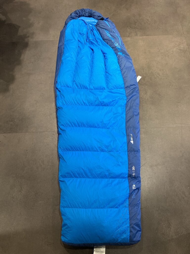 Sea To Summit Trek TK Down Sleeping Bag, Blue/Black