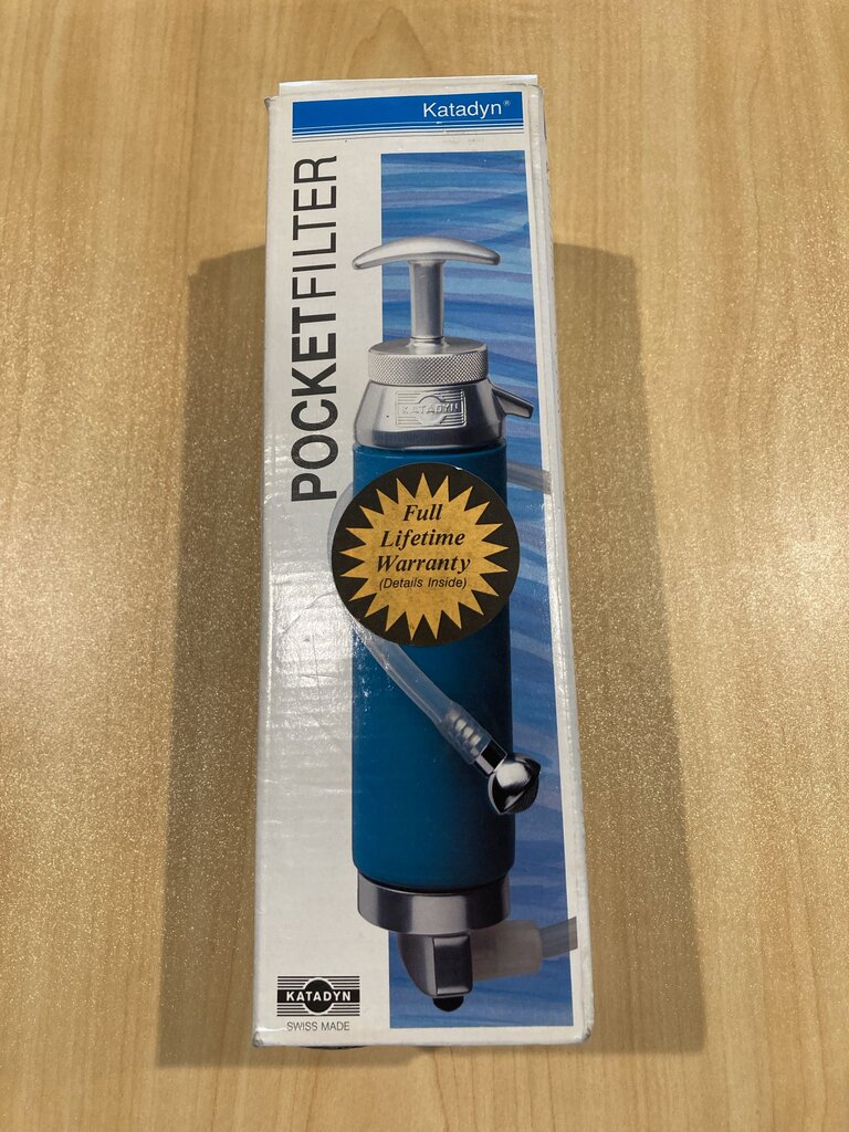 Katadyn Pocket Filter, Blue, in box
