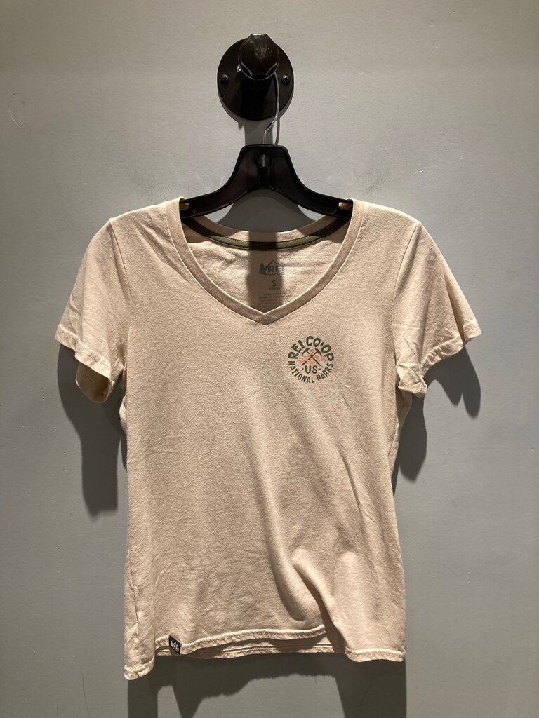 REI V-Neck Tee, Beige, Women's S
