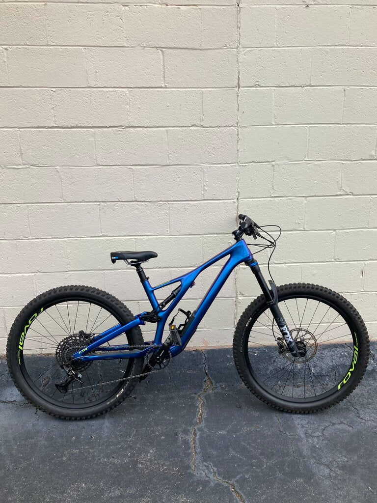 2019 Specialized Stumpjumper Comp Carbon, Blue/Green, 27.5", Medium
