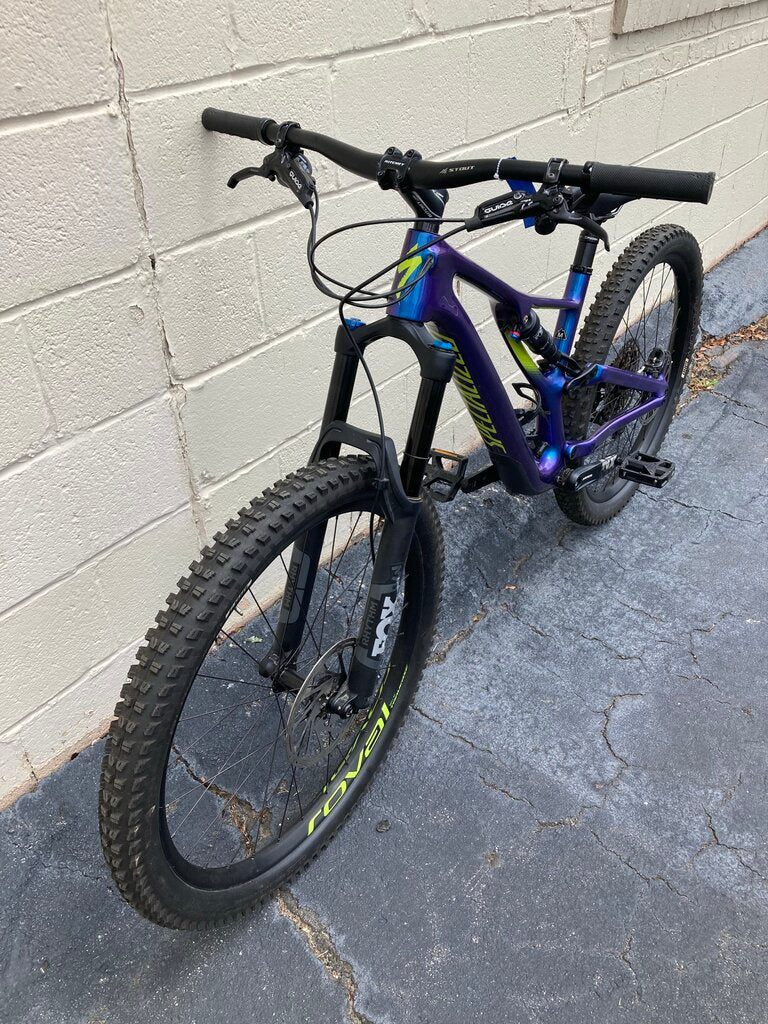 2019 Specialized Stumpjumper Comp Carbon, Blue/Green, 27.5", Medium