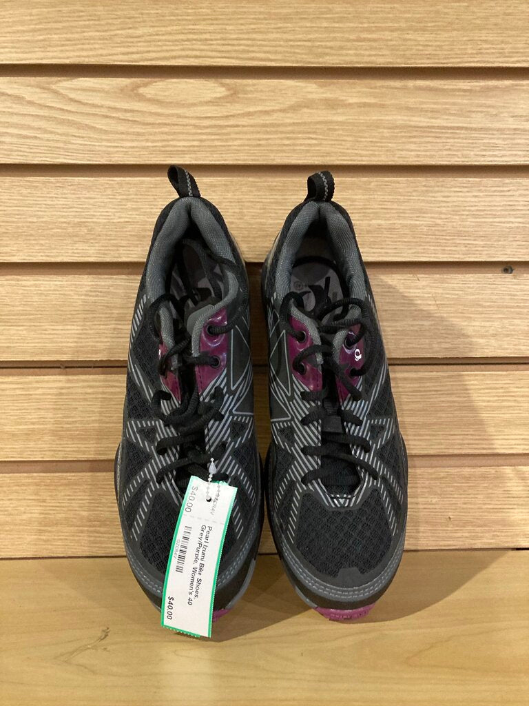 Pearl Izumi Bike Shoes, Grey/Purple, Women's 40