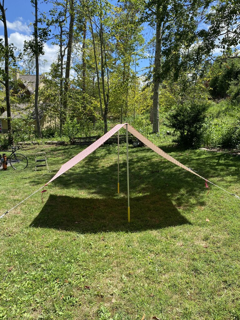 Lovin' Summer Beach Tent, Red/White, OS