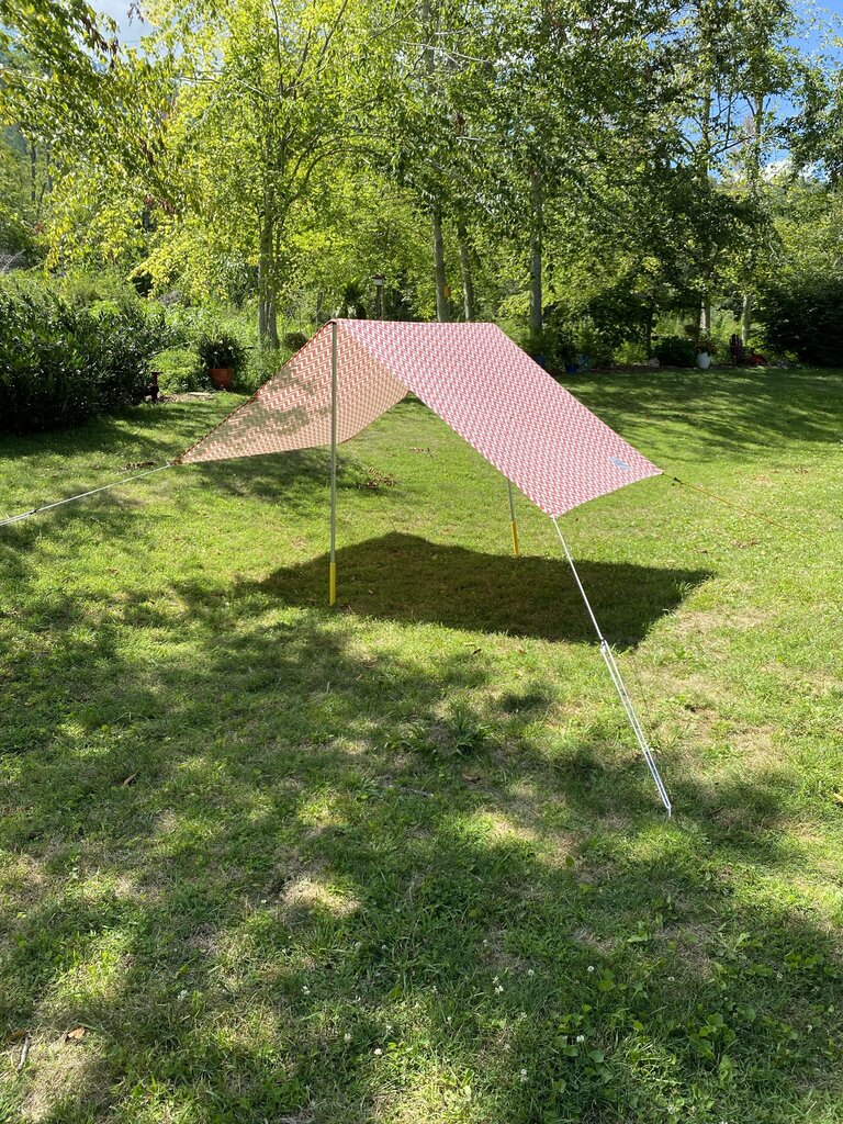 Lovin' Summer Beach Tent, Red/White, OS