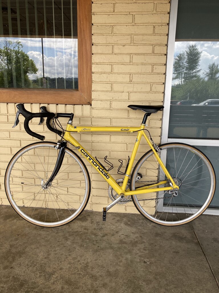 Cannondale R600 Road Bike, Yellow, 56cm frame/700x23c tires