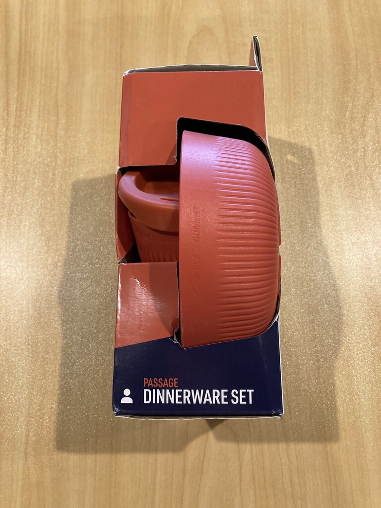 Sea To Summit Passage Dinnerware Set, Spicy Orange