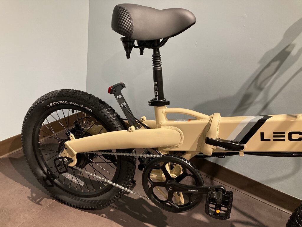 XP Lite Sandstorm E-Bike w/ Accessories, Tan, 20x2.60