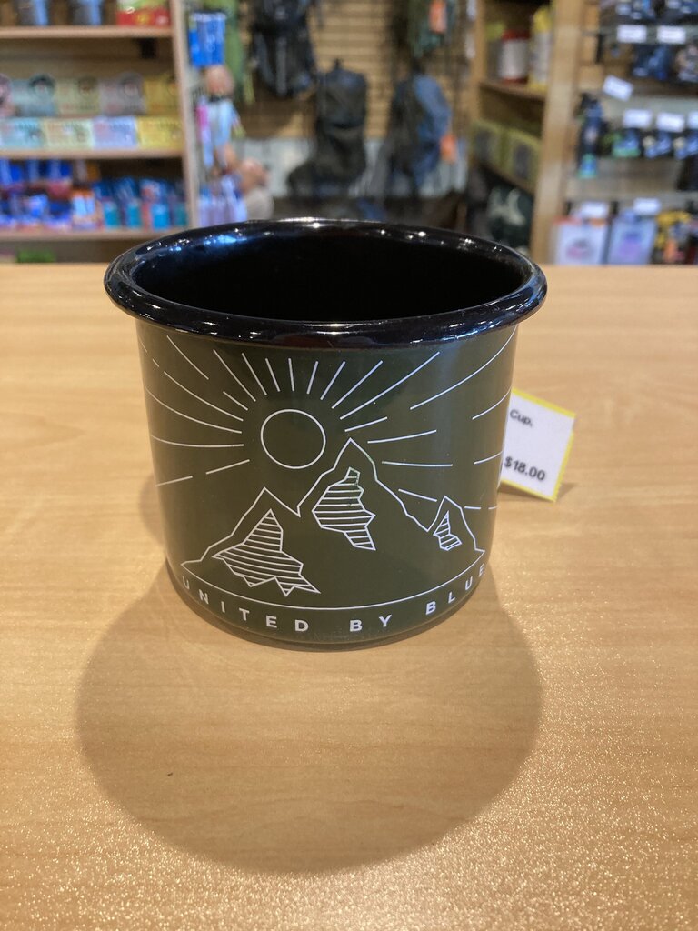 United By Blue Enamel Cup, Green