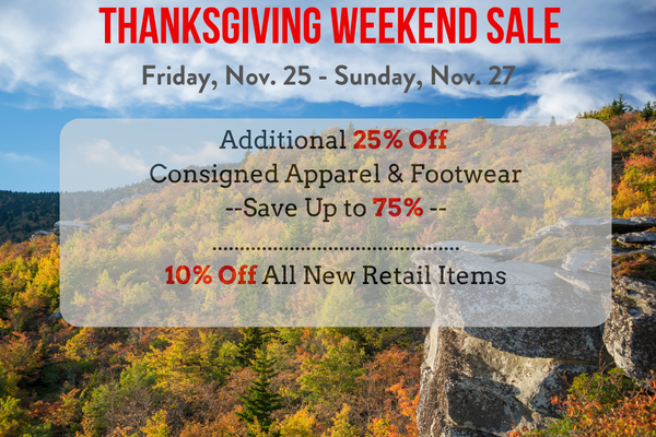 Thanksgiving Weekend Sale