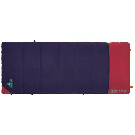 Kelty Callisto Kid's 30' Sleeping Bag, Short, Italian Plum