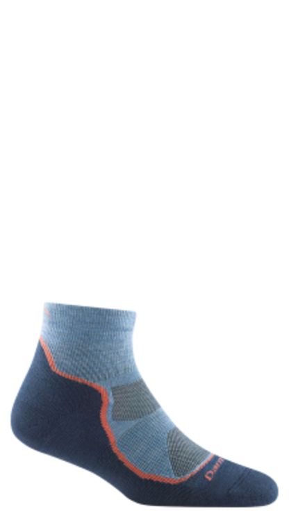 Darn Tough Light Hiker 1/4 Lightweight w/ Cushion Hike Sock, Cosmic Purple / Style 1987