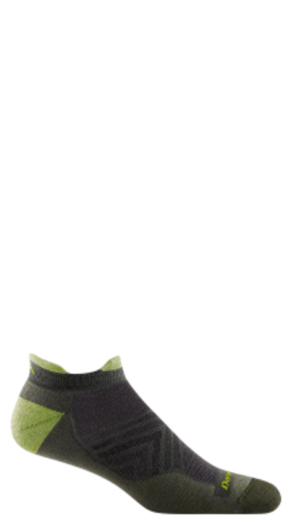 Darn Tough Men's Run No Show Tab Ultra-Lightweight w/ Cushion Running Sock