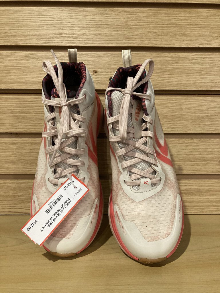 Keen Leiki Speed High, Pink/Off White, Women's 7