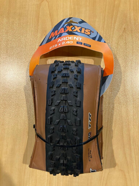 Maxxis Ardent Tire, Tubeless, Black/Khaki, 27.5X2.4