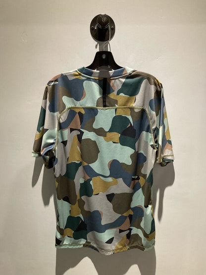 Topo River Tee SS, Green Camo, Men's L