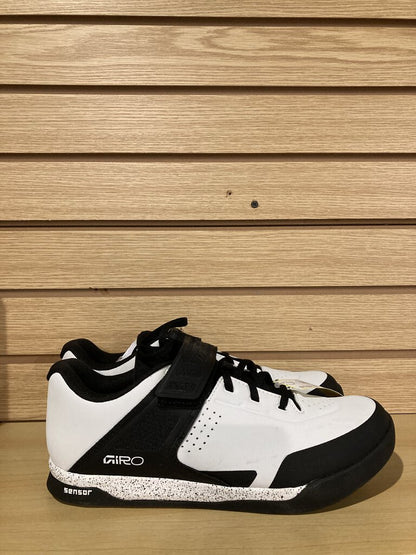 Giro Chamber III Shoe, Black/White, Men's 9.5