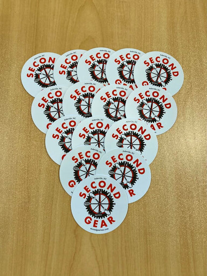 Second Gear Logo Sticker