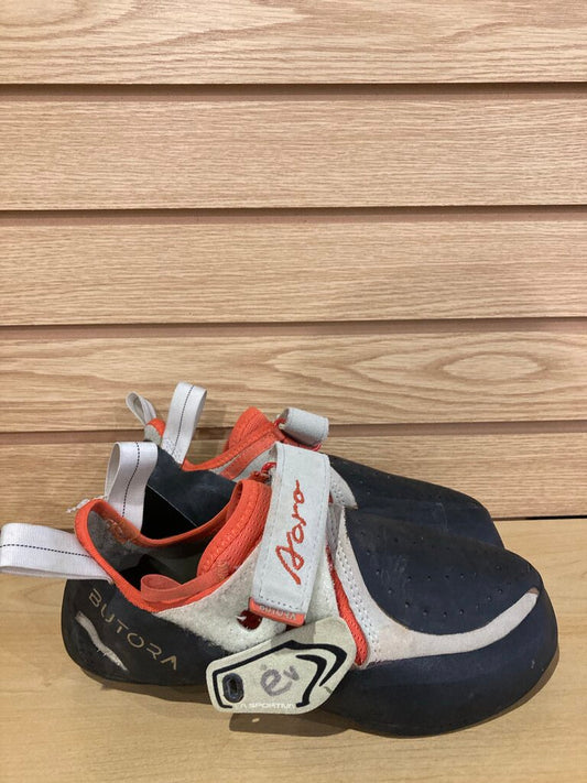 Butora Aora Climbing Shoe, Orange/White, Men's 9.5