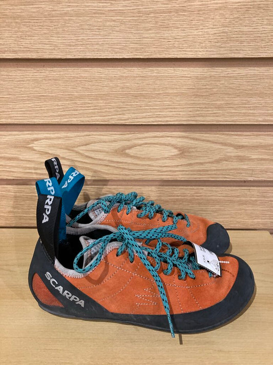 Scarpa Helix Climbing Shoe, Orange/Black, Women's 7