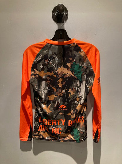 Volver LS MTB Jersey, Camo/Orange, Women's S