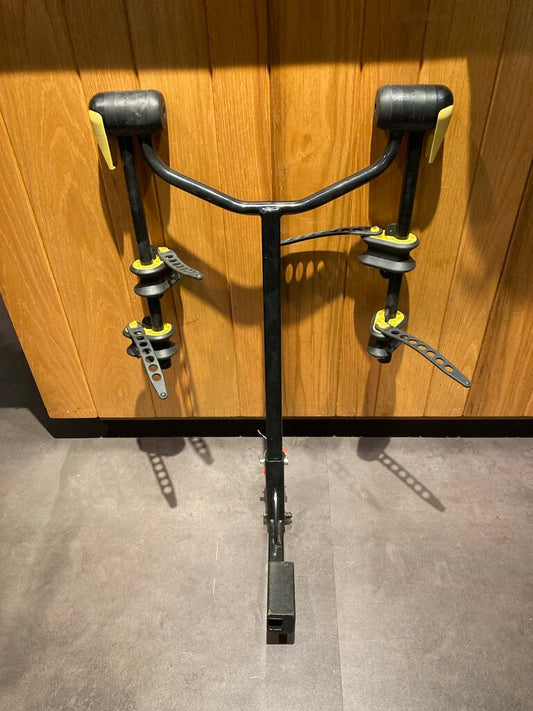 Rhode Gear Highway Hitch Rack, Black/Yellow, 2 Bike