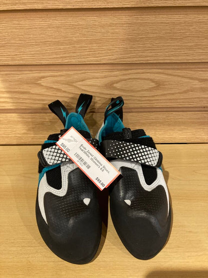 Evolv Zenist Climbing Shoes, Teal/White, Women's 6.5