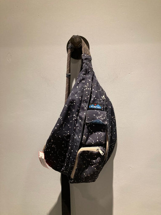 Kavu Rope Sling Bag, Navy Constellations, OS