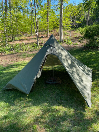 Big Agnes Gold Camp UL 5 Tent, Green/Yellow