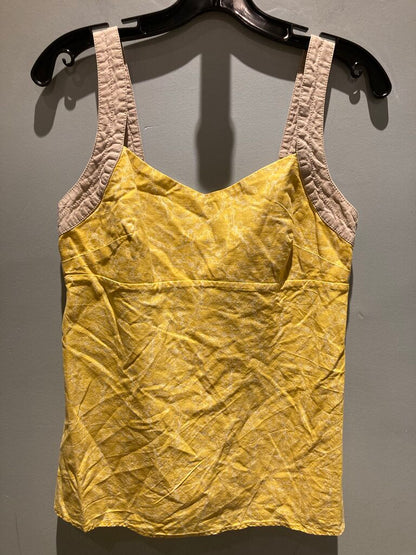 Patagonia Button Back Tank, Yellow/White, Women's 4