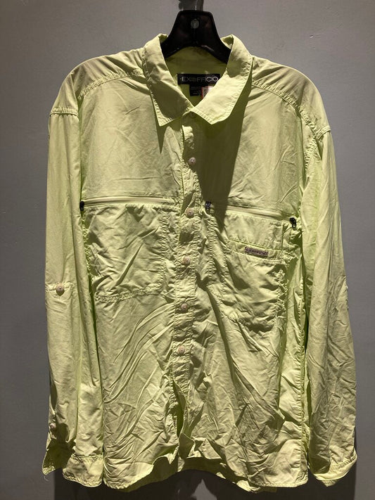 ExOfficio LS travel Shirt, Green, Men' XL