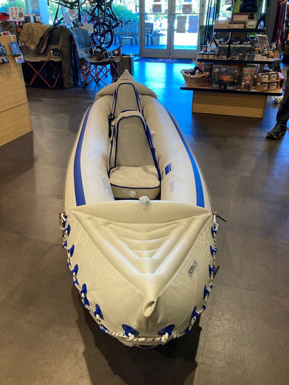 Sea Eagle 370 Tandem Inflatable Kayak (w/ Foot Pump, 2 x Paddles & Carry Bag)