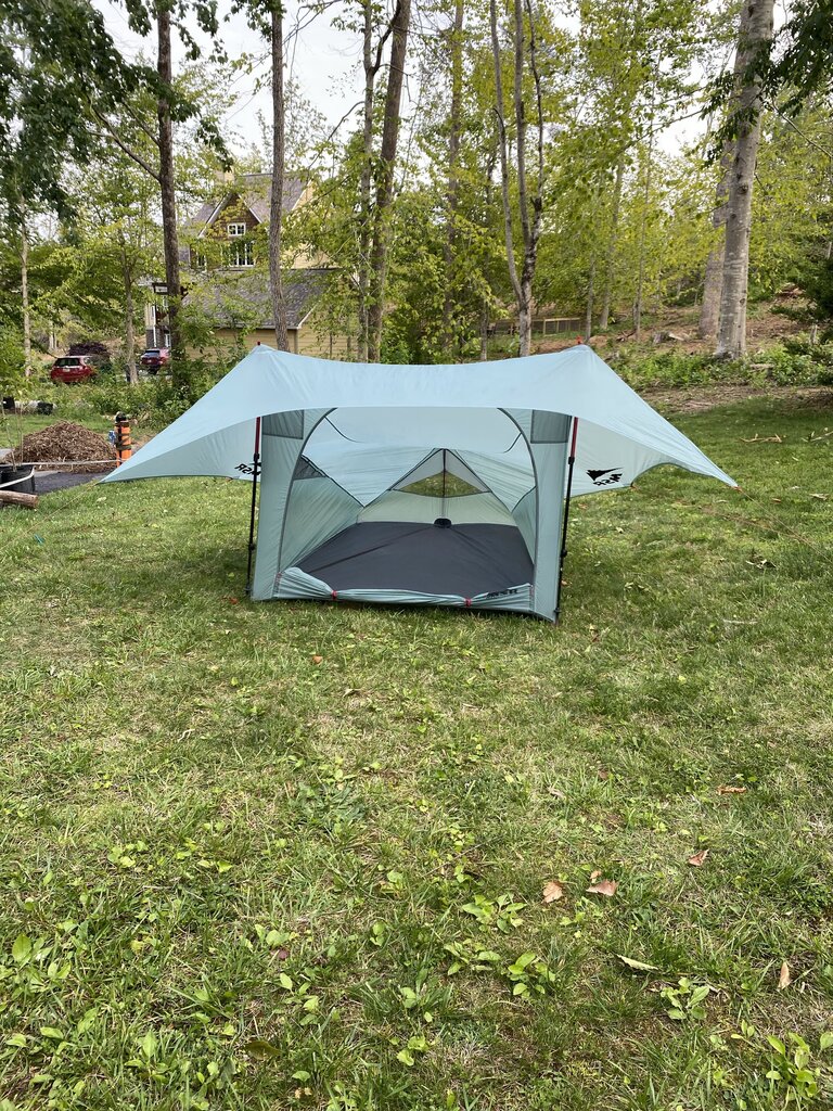 MSR FlyLite Ultralight Tent, Light Blue/Grey, 2P (Need Trekking Poles)