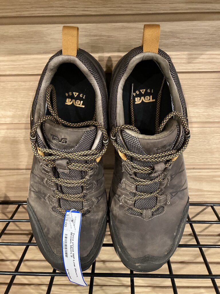 Teva eVent WP Low Shoes, Brown, Men's 8